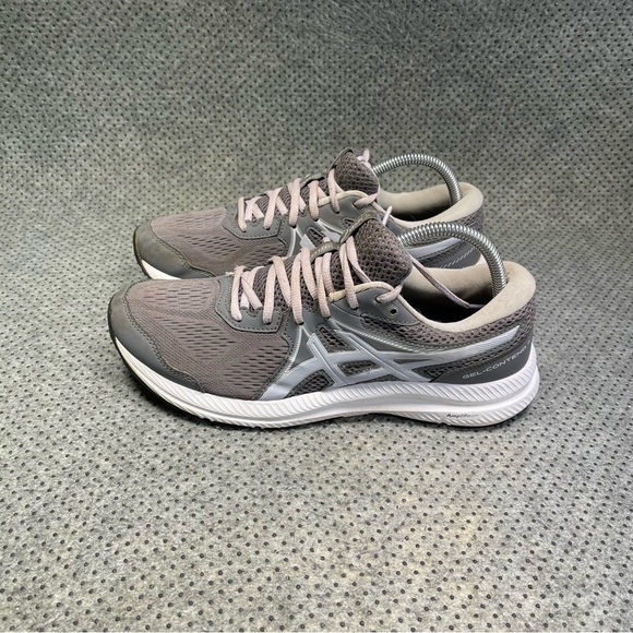 Asics Gel-Contend 7 Grey Mesh Running Shoes Size 10 Women’s - Picture 1 of 10